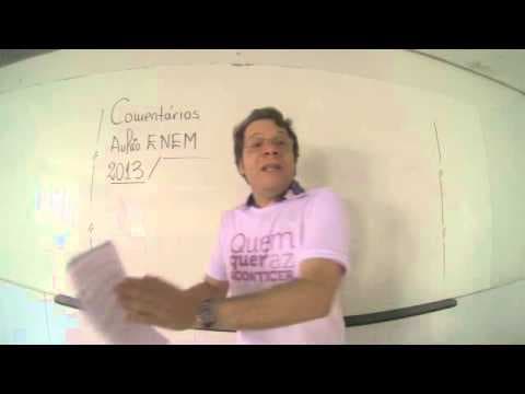 Thumbnail da aula: QUESTÃO 45 - HISTORIA GERAL - SÉCULO XX COM PROF. MARDOCK AULÃO ENEM 2013