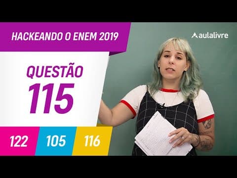 Thumbnail da aula: Enem 2019 | Química: Atomística | Questão 115 (cinza)