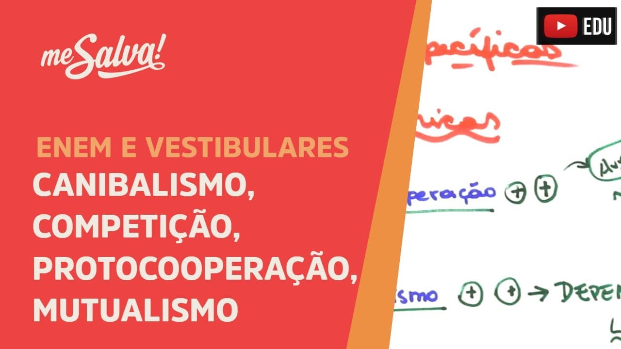 Thumbnail: Me Salva! ECO22 - Ecologia - Canibalismo e competição, protocooperação e mutualismo