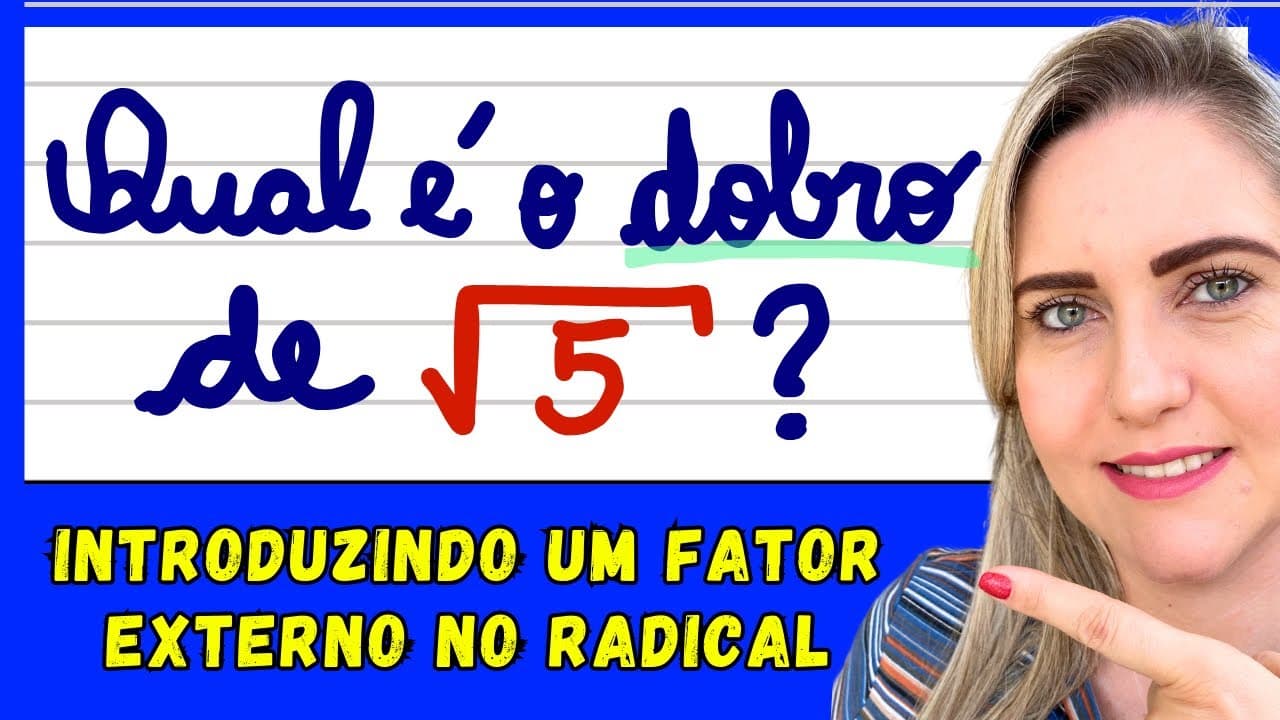 Thumbnail: FATOR EXTERNO NO RADICAL! EXPLICAÇÃO DO CONTEÚDO! APRENDA COMO FAZER NESSA AULA .📚🚀