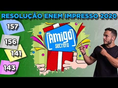 Thumbnail da aula: 🔵 Questão 157  - Caderno Azul | Probabilidade | MATEMÁTICA ENEM 2020