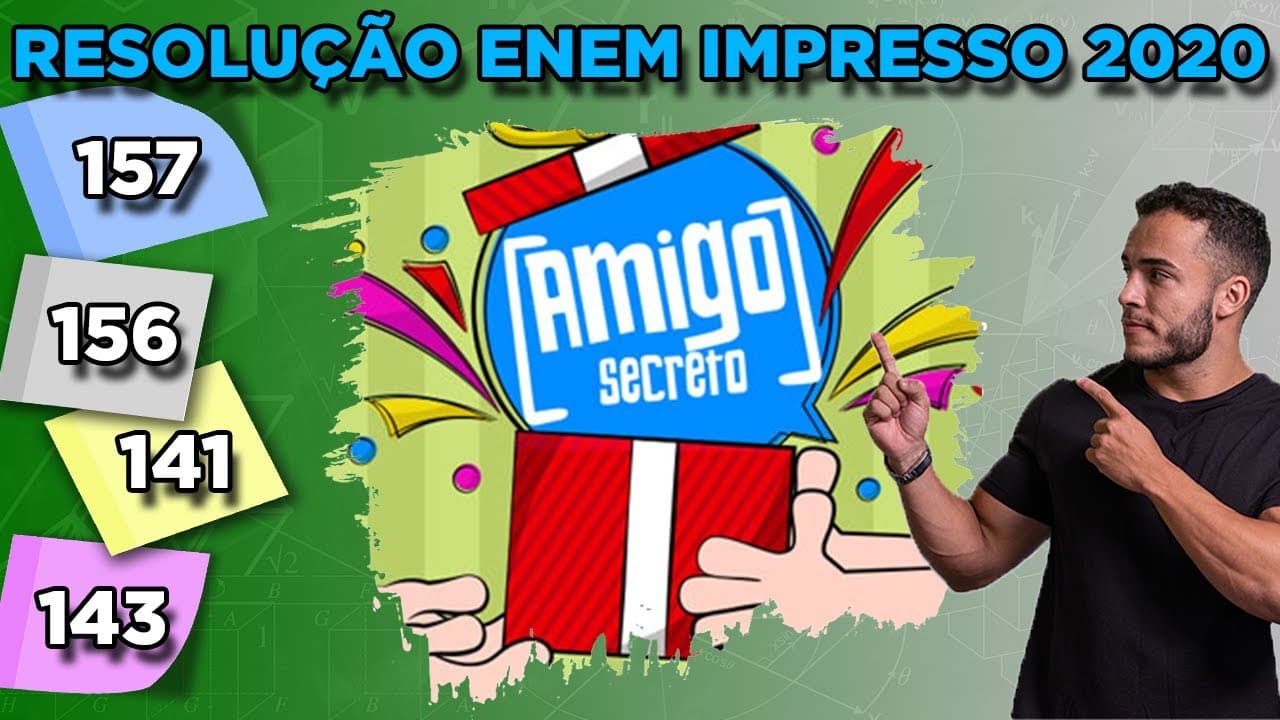 Thumbnail: 🔵 Questão 157  - Caderno Azul | Probabilidade | MATEMÁTICA ENEM 2020