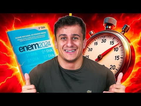 Thumbnail da aula: TENTANDO GABARITAR MATEMÁTICA EM 1 HORA (ENEM 2024)