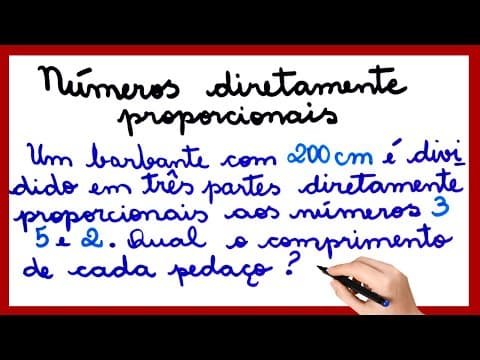Thumbnail da aula: NÚMEROS DIRETAMENTE PROPORCIONAIS!!!!