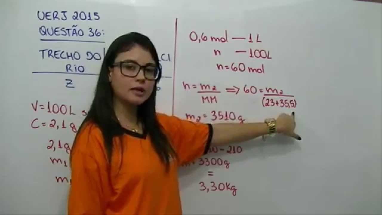Thumbnail: UERJ - Questão 36 - 1° Exame de Qualificação 2015 - Prof. Larissa Ramos