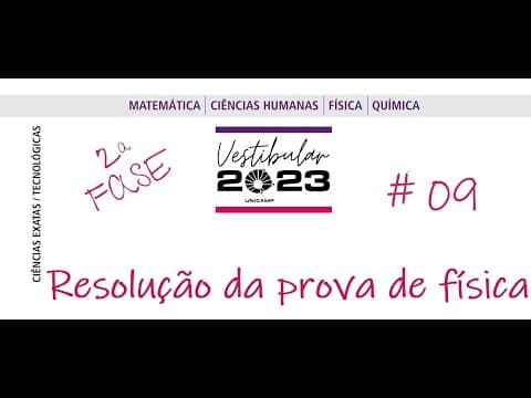 Thumbnail da aula: FÍSICA– UNICAMP–2023–2ª FASE Questão:09  Em meados de 2022 o Telescópio Espacial James Webb entrou