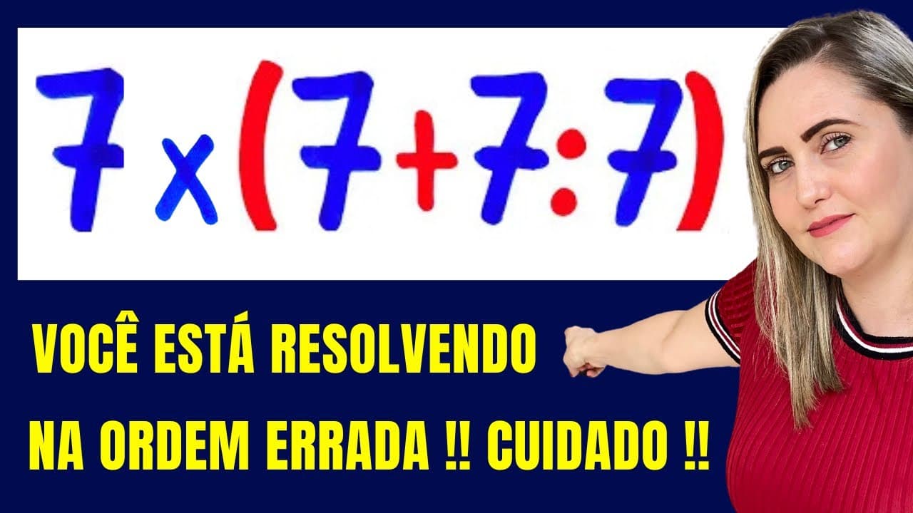 Thumbnail: 🤯😱CUIDADO PARA NÃO ERRAR!!! Matemática básica passo a passo!!