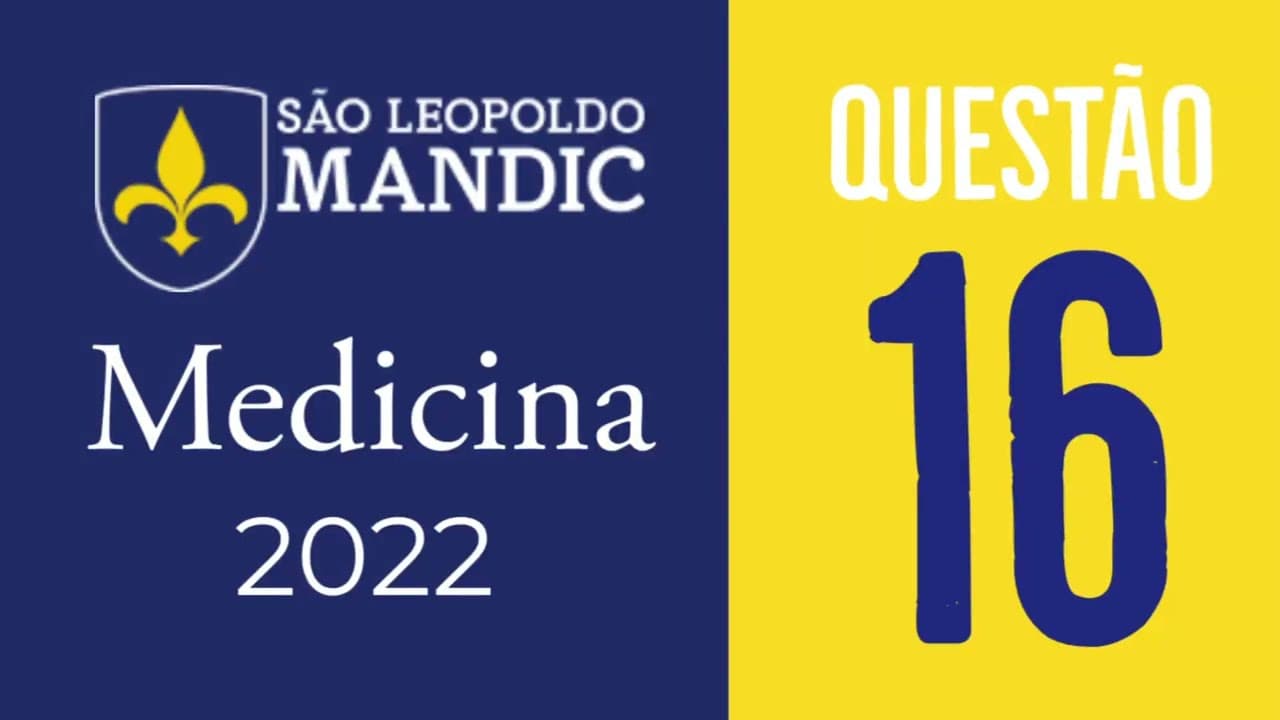 Thumbnail: MANDIC 2022 | QUESTÃO 16