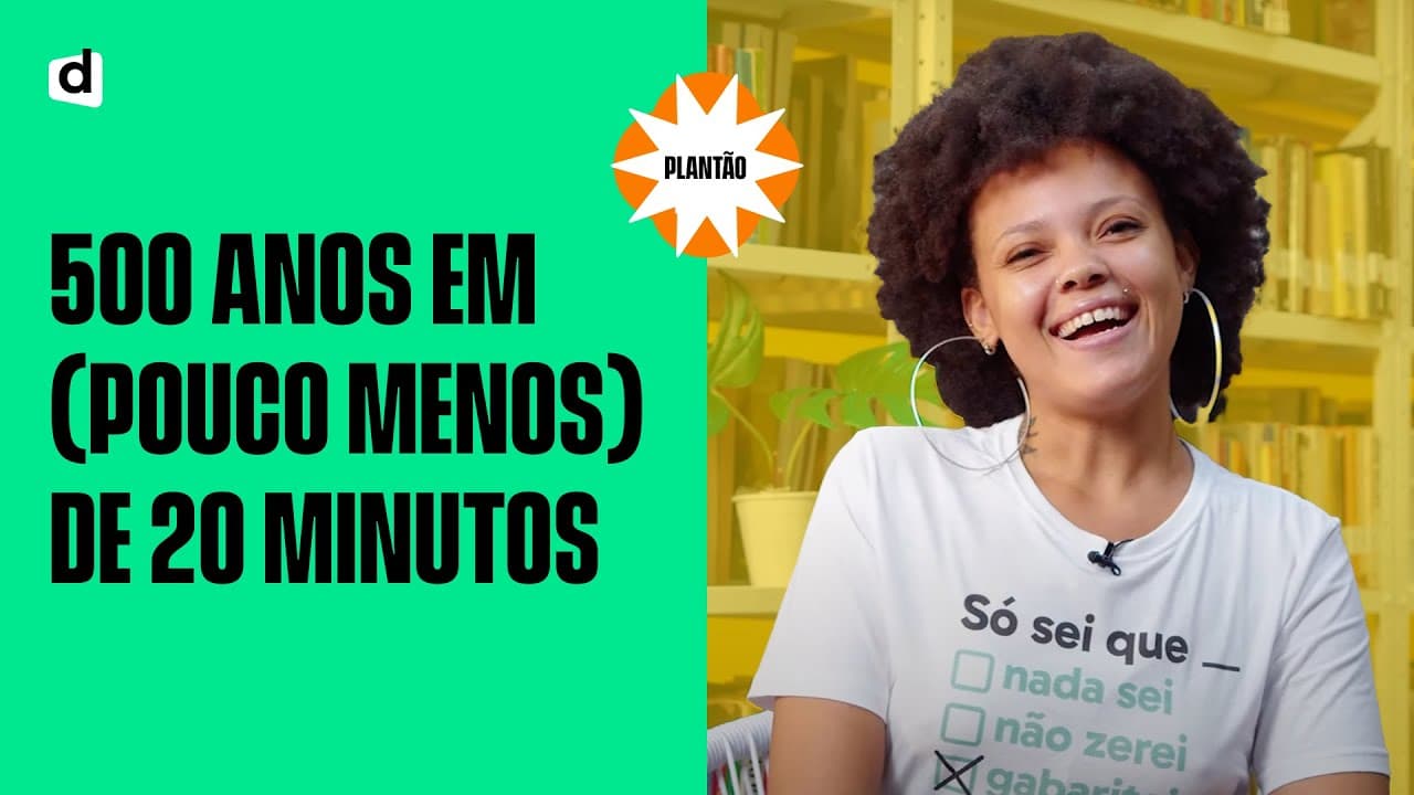 Thumbnail: 500 ANOS DE LITERATURA: UMA SUPER LINHA DO TEMPO!