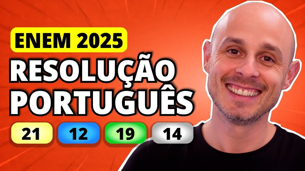 Thumbnail: ENEM 2025 Linguagens – Questão 21 | O Ministério do Esporte no Brasil lançou o programa Maré
