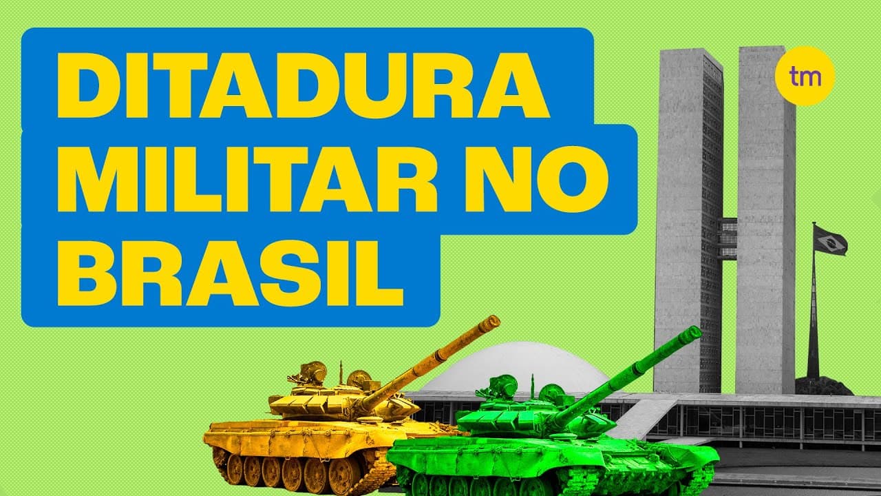 Thumbnail: Ditadura Militar no Brasil | Toda Matéria