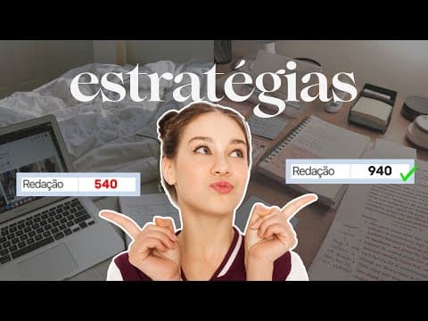 Thumbnail da aula: Gabarite a redação! COMO ACERTAR MAIS DE 90% NO ENEM