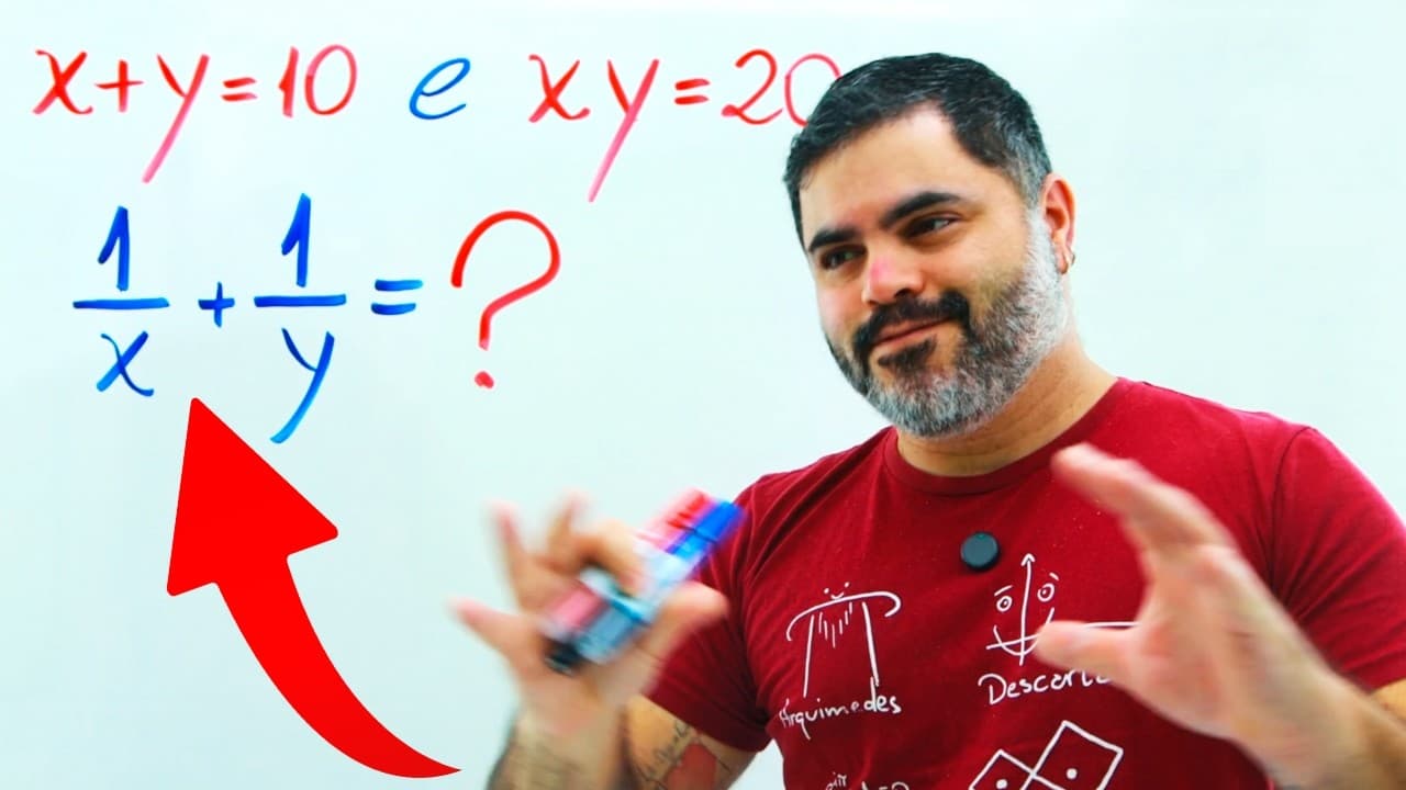 Thumbnail: Questãozinha Bonitinha com Raciocíniozinho Legalzinho ÁLGEBRA COMO VOCÊ JAMAIS VIU!