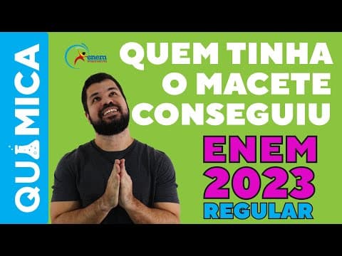 Thumbnail da aula: ENEM 2023 - Questão 132 - As cetonas fazem parte de famílias olfativas encontradas em muitos aliment