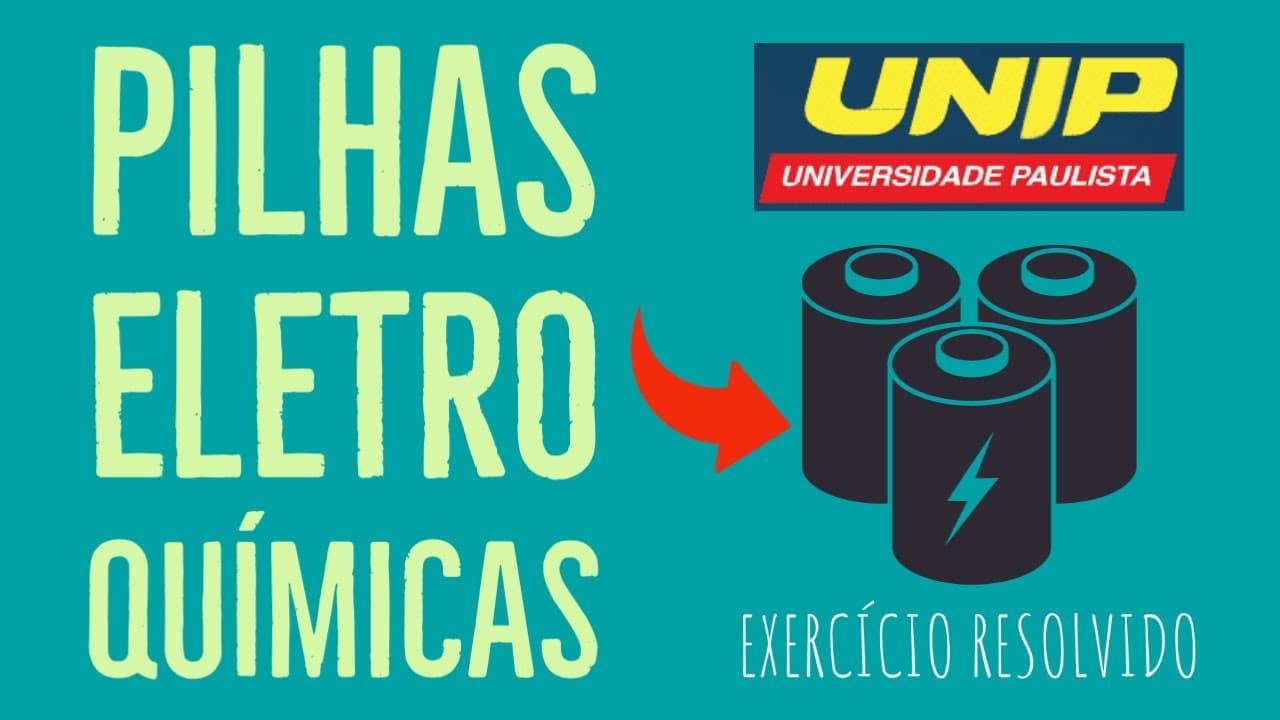 Thumbnail: PILHAS ELETROQUÍMICAS | CÉLULA GALVÂNICA | Unip Medicina 2022