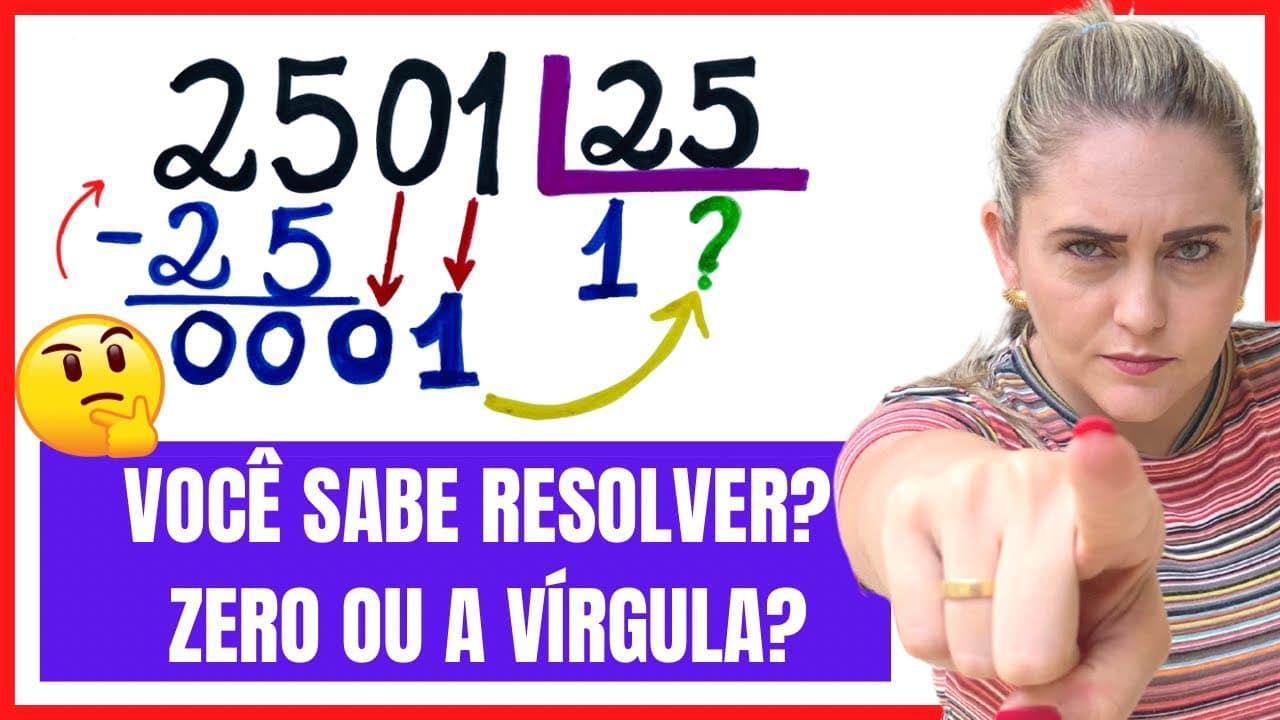 Thumbnail: VEJA E APRENDA DIVISÃO, DE UMA VEZ POR TODAS!!!