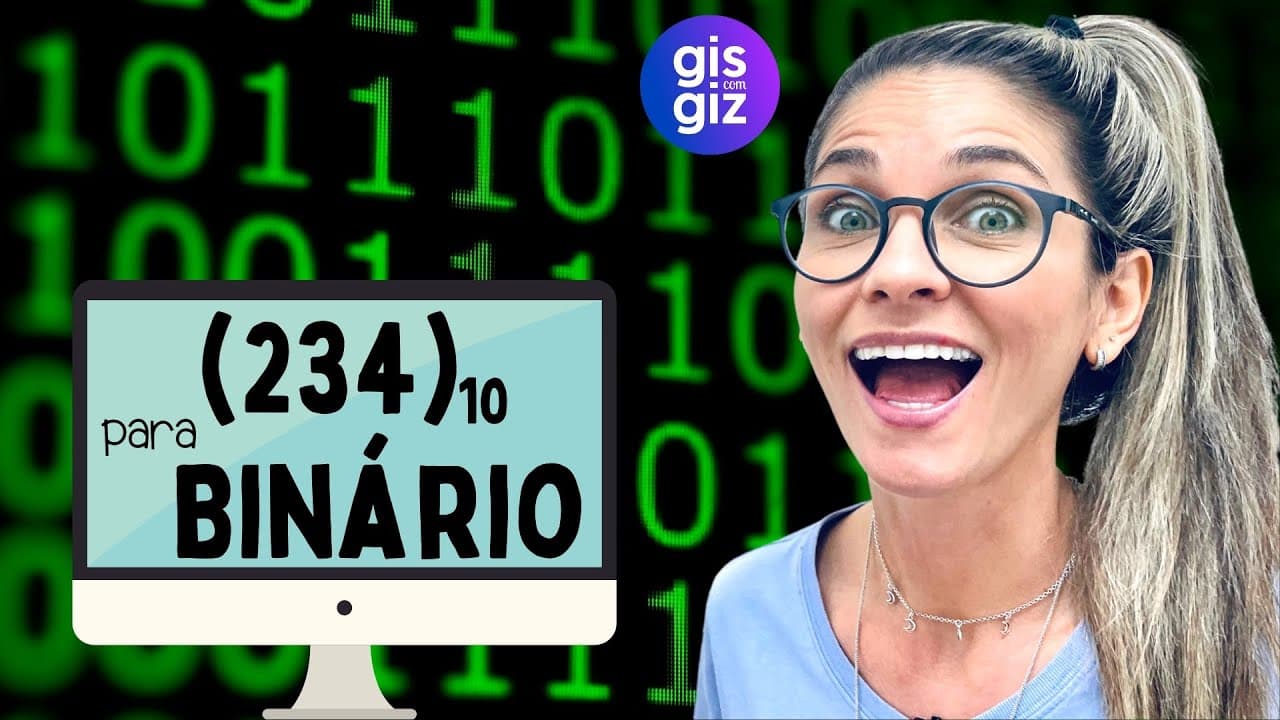 Thumbnail: SISTEMA BINÁRIO | NÚMERO  BINÁRIO | \Prof. Gis/ Base decimal para número binário