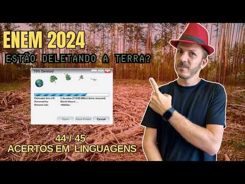 Thumbnail da aula: Enem 2024: O texto estabelece uma relação entre elementos da natureza...
