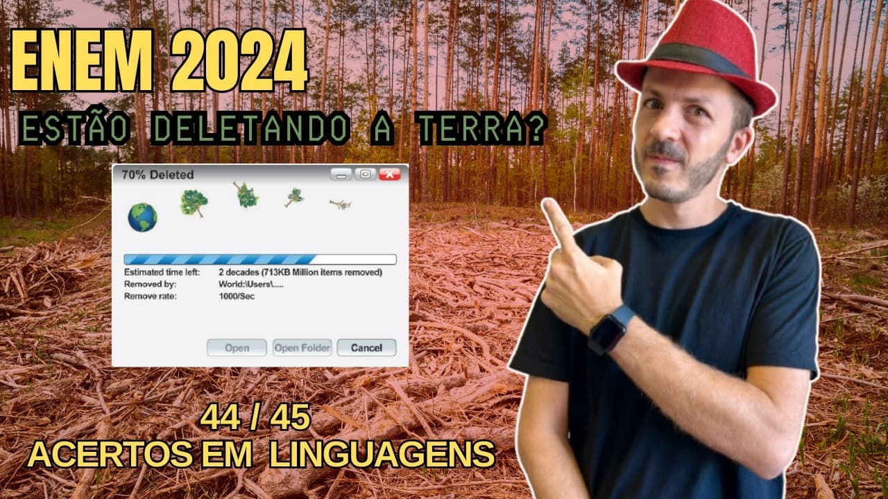Thumbnail: Enem 2024: O texto estabelece uma relação entre elementos da natureza...