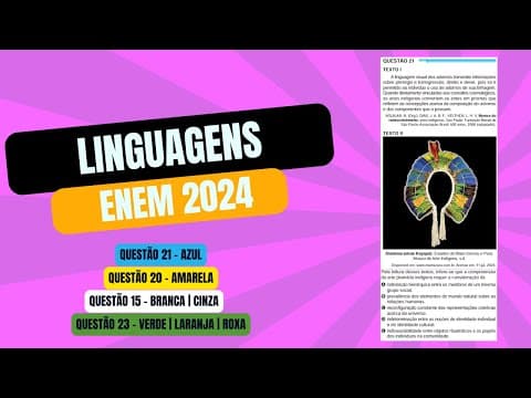 Thumbnail da aula: Resolução questão 21 (PROVA AZUL) | Linguagens ENEM 2024