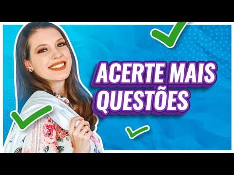 Thumbnail da aula: ⚡Acerte mais questões no 1° dia do ENEM | Método Questiona