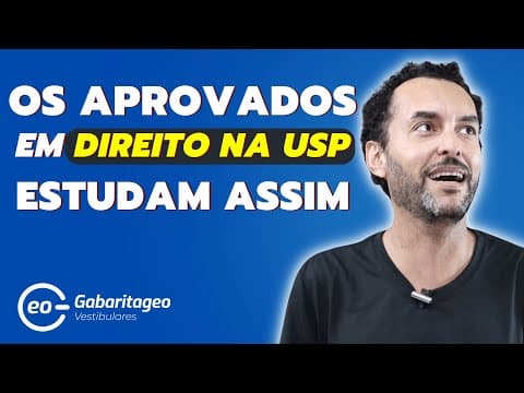 Thumbnail da aula: Os aprovados em Direito na USP fizeram isso....o vestibular da Fuvest ficou fácil