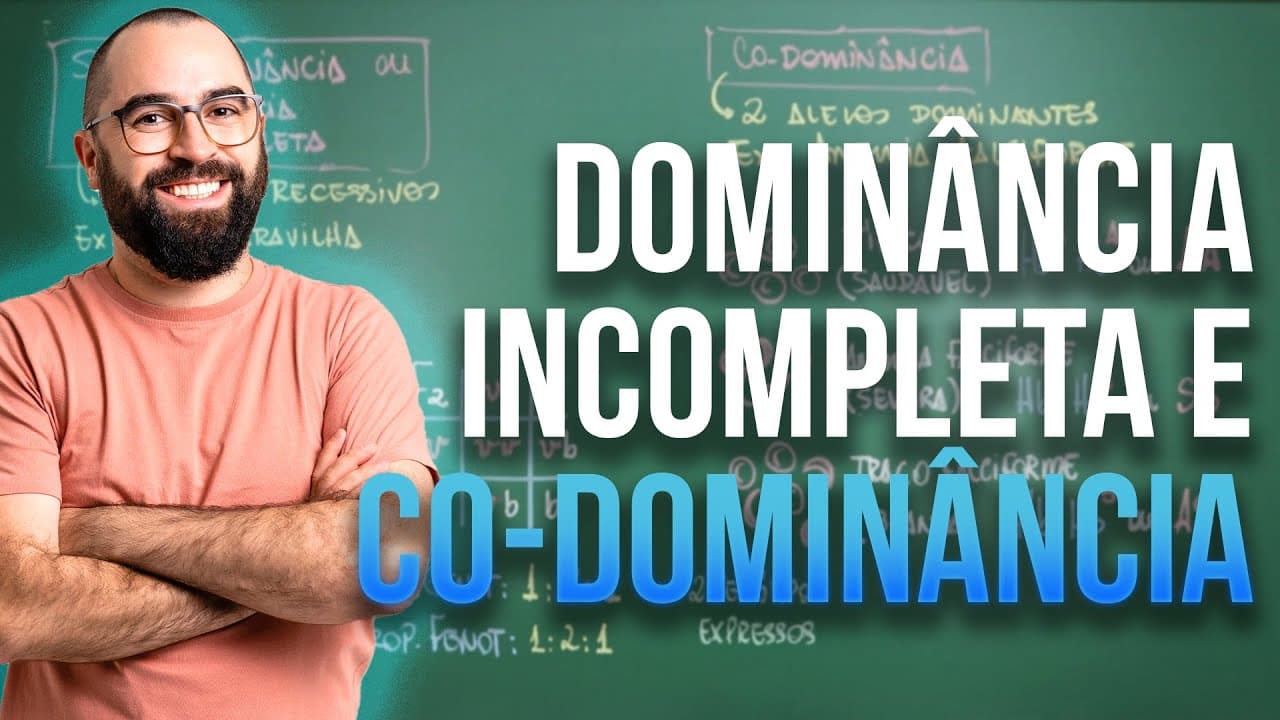 Thumbnail: Dominância incompleta e Co-Dominância - Aula 05 - Módulo 2: Genética