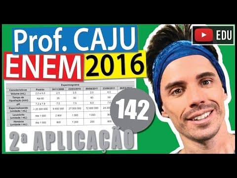 Thumbnail da aula: [ENEM 2016 2Ap] 142 📓 INTERPRETAÇÃO DE TABELAS A tabela apresenta parte do resultado de um