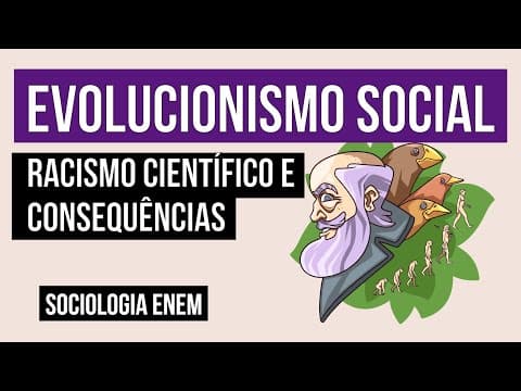 Thumbnail da aula: EVOLUCIONISMO SOCIAL: racismo científico e consequências | Sociologia para o Enem | Fábio Pereira