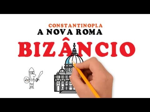 Thumbnail da aula: O IMPÉRIO BIZANTINO - A NOVA ROMA, CESAROPAPISMO E JUSTINIANO