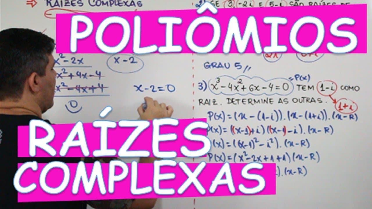 Thumbnail: POLINÔMIOS - RAÍZES COMPLEXAS (10/12)