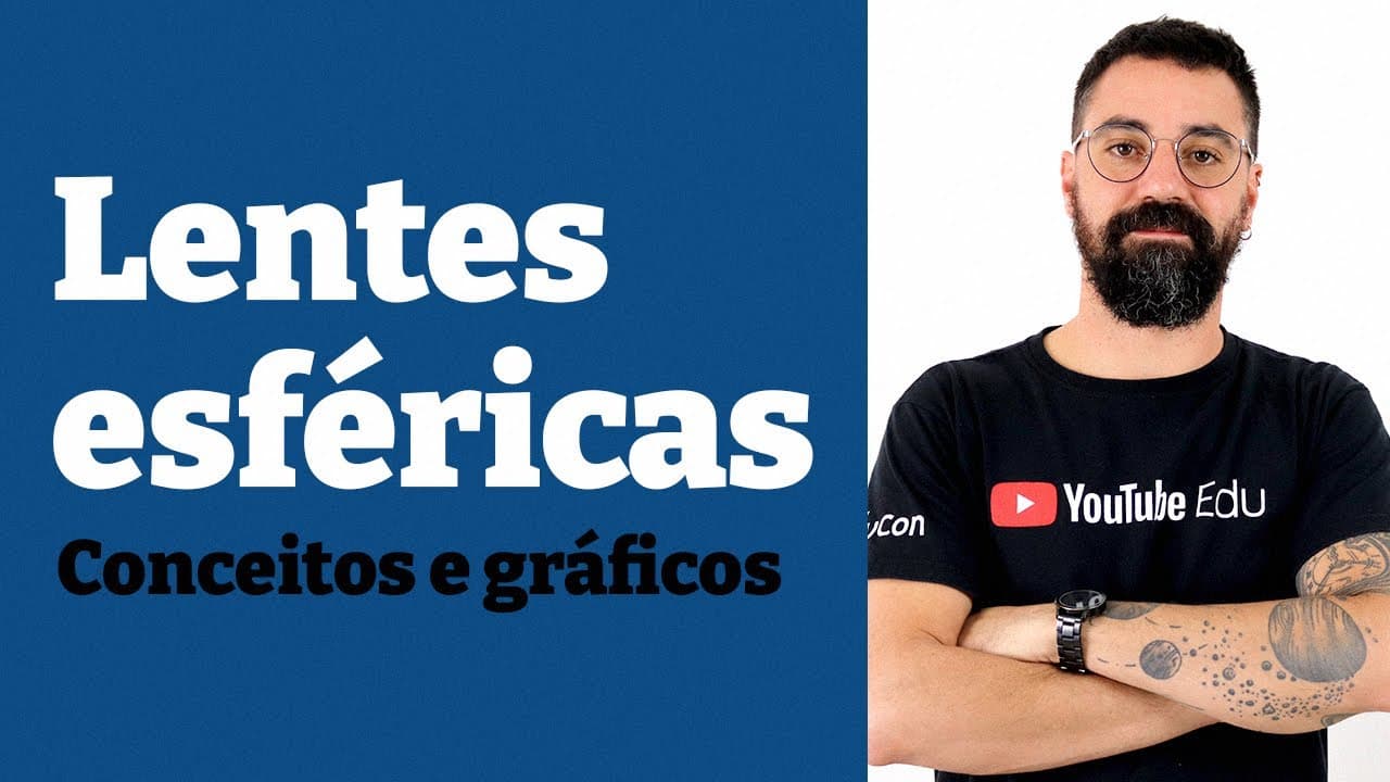 Thumbnail: Lentes esféricas [Conceitos e gráficos] - Aula 10 - Física Óptica | Prof. Henrique