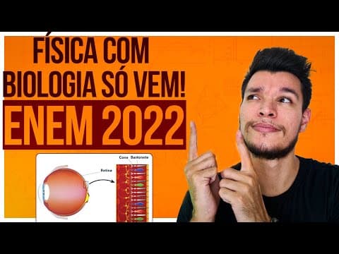Thumbnail da aula: (Enem 2022) No processo de captação da luz pelo olho para a formação de imagens estão envolvidas