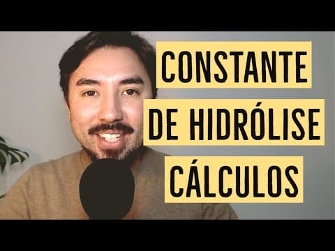 Thumbnail da aula: Constante de Hidrólise | Relação K hidrólise, Kw e pH de soluções | Aula 25