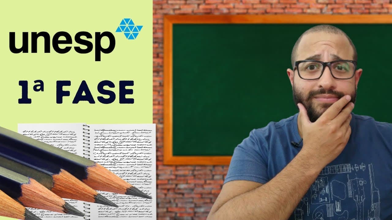 Thumbnail: UNESP | O que mais CAI na 1ª FASE? [Prova de Língua Portuguesa]