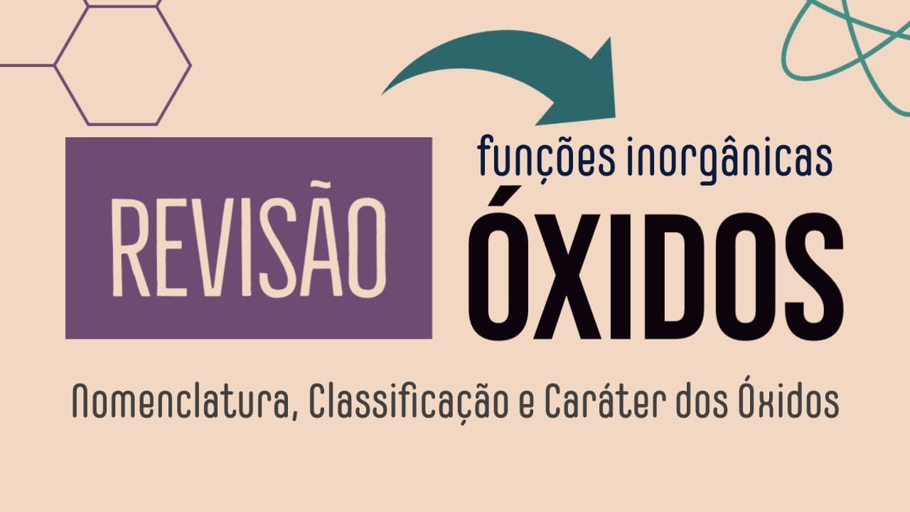 Thumbnail: ÓXIDOS - REVISÃO | QUÍMICA INORGÂNICA