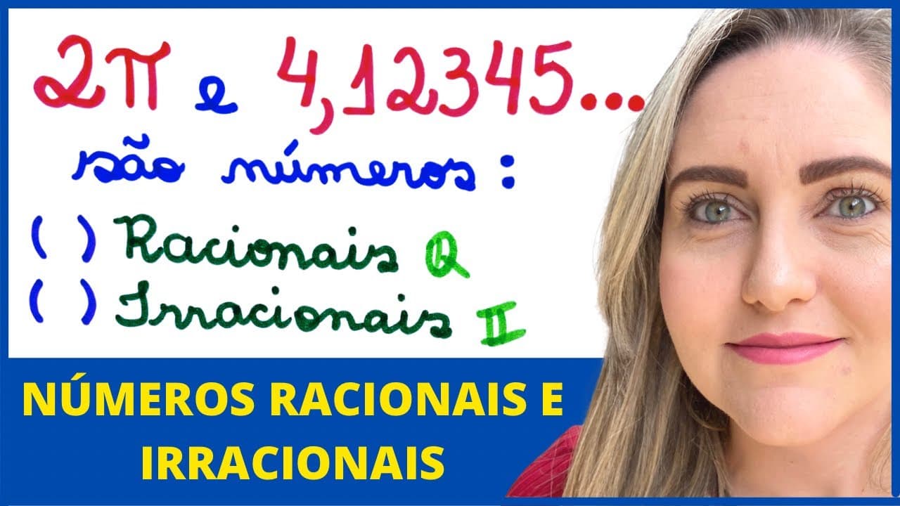 Thumbnail: O QUE NUNCA TE EXPLICARAM sobre RACIONAIS e IRRACIONAIS!!