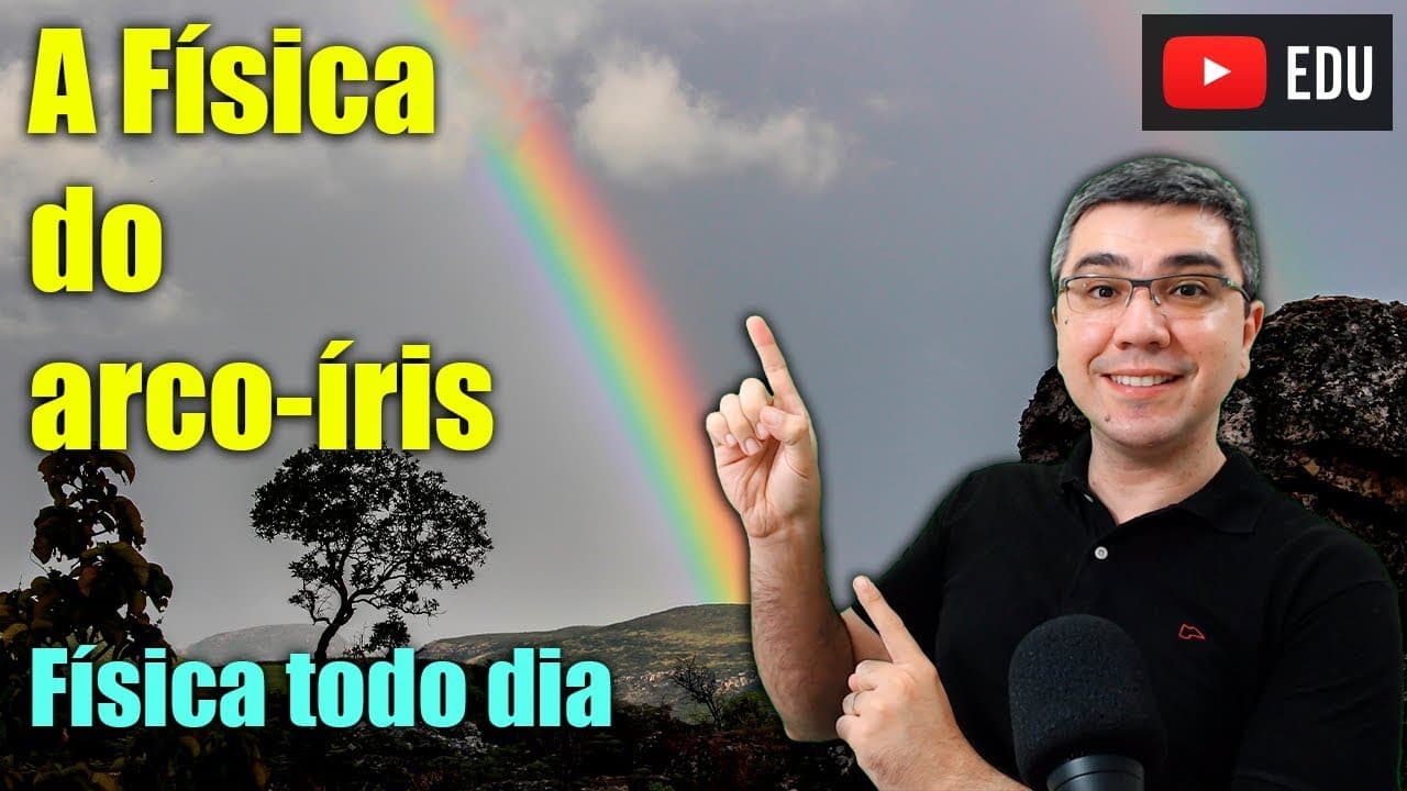 Thumbnail: A Física do Arco-íris | Física todo dia | Refração e reflexão parcial