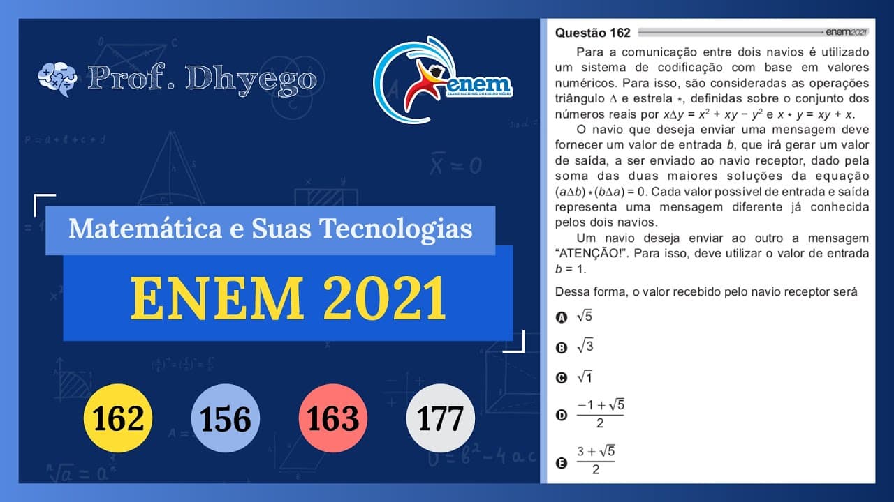 Thumbnail: Para a comunicação entre dois navios é utilizado um sistema de codificação com base em valores numér