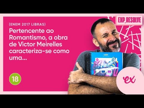 Thumbnail da aula: PERTENCENTE AO ROMANTISMO, A OBRA (...) | ARTE, LIBERDADE E EXPRESSÃO