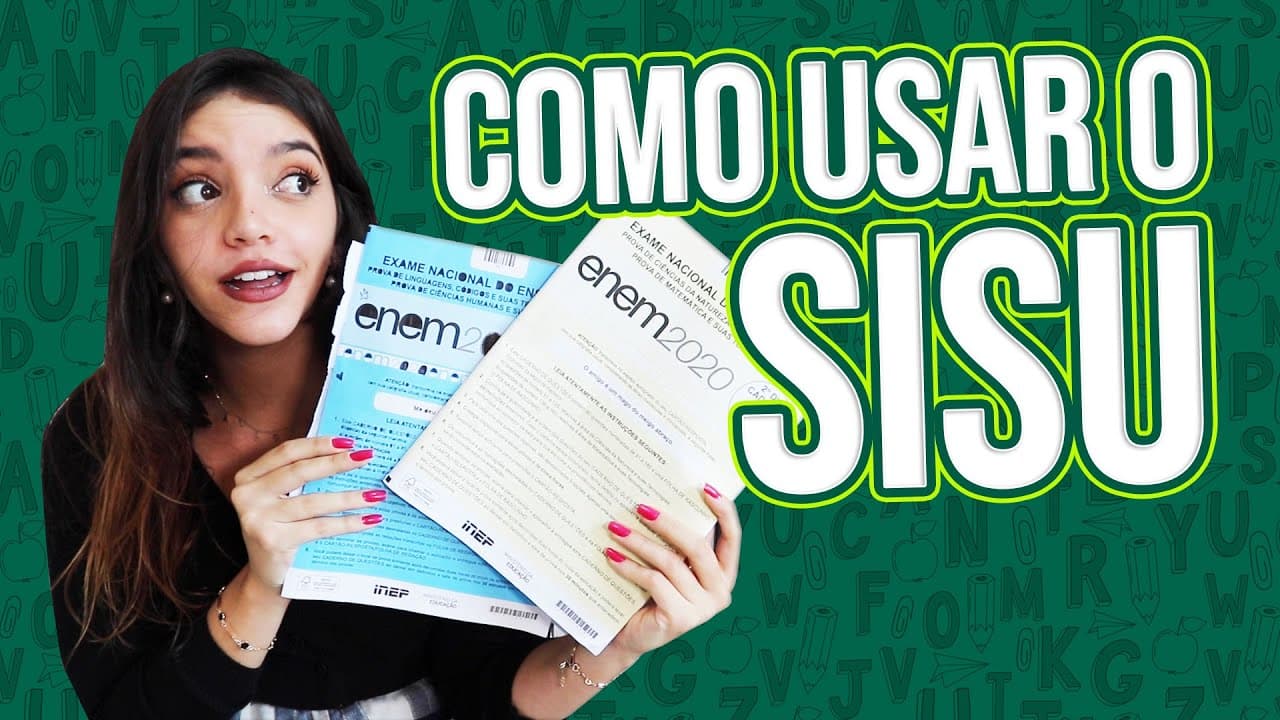 Thumbnail: ✅TUTORIAL: COMO USAR O SISU 2021 PARA ENTRAR NA FACULDADE! (Débora Aladim)