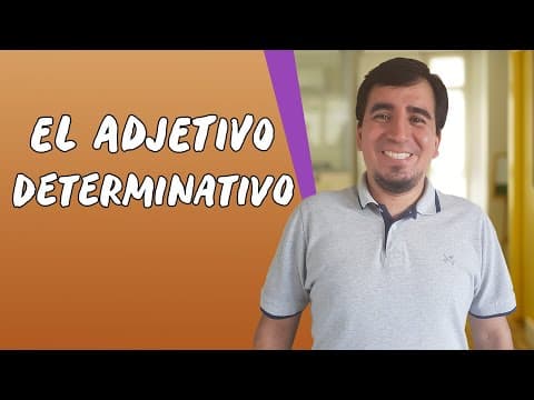 Thumbnail da aula: El Adjetivo Determinativo - Brasil Escola