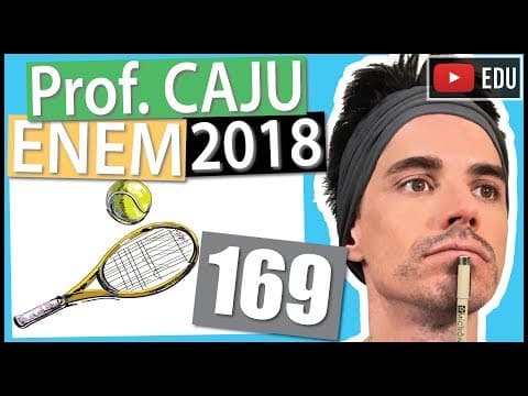 Thumbnail da aula: [ENEM 2018] 169 📓 CONTAGEM Torneios de tênis, em geral, são disputados em sistema de eliminatória