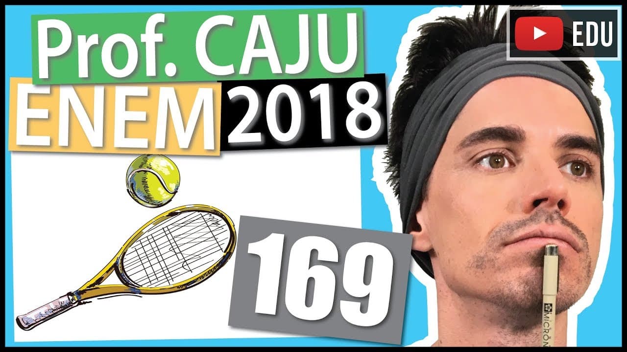 Thumbnail: [ENEM 2018] 169 📓 CONTAGEM Torneios de tênis, em geral, são disputados em sistema de eliminatória