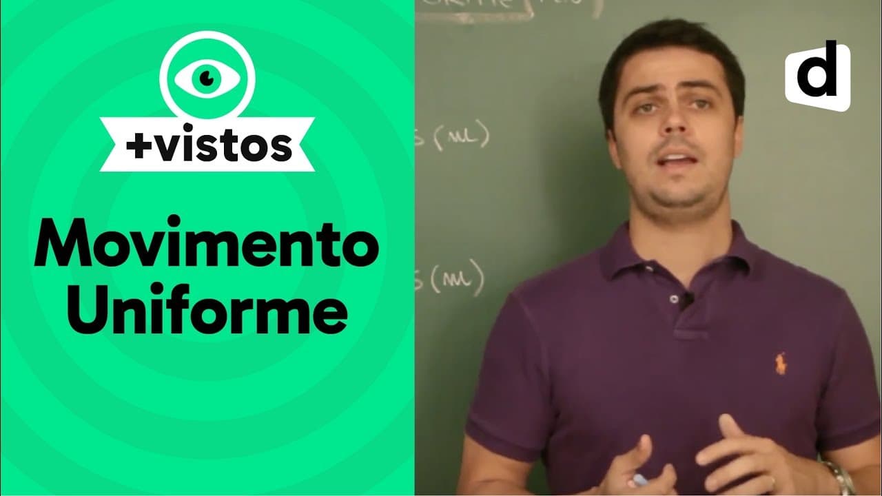 Thumbnail: MOVIMENTO UNIVERSO (MU) | FÍSICA | DESCOMPLICA