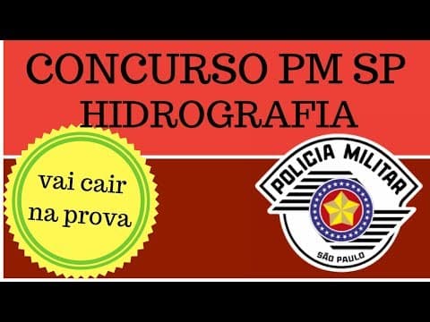 Thumbnail da aula: Geografia para o Concurso da PM 2018 - Hidrografia de SP