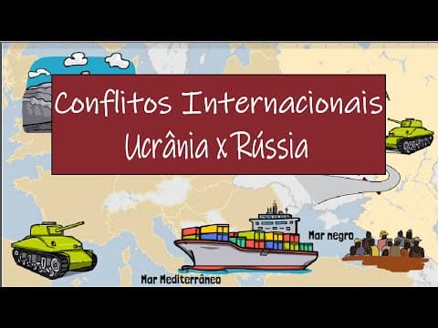 Thumbnail da aula: Atualidades - Conflitos internacionais: Rússia x Ucrânia | Desenhando a Solução