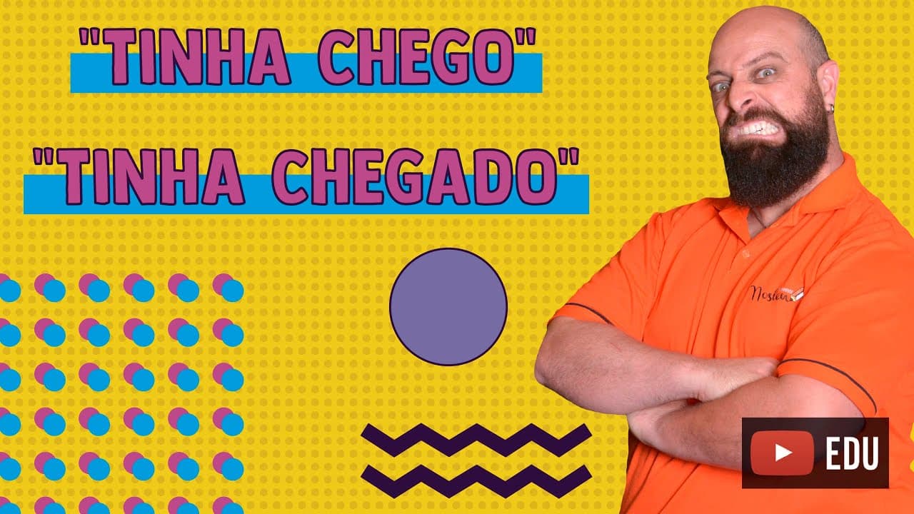 Thumbnail: "Chego” ou “chegado”? - Prof. Noslen explica!
