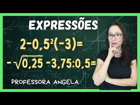 Thumbnail da aula: EXPRESSÕES COM NÚMEROS RACIONAIS