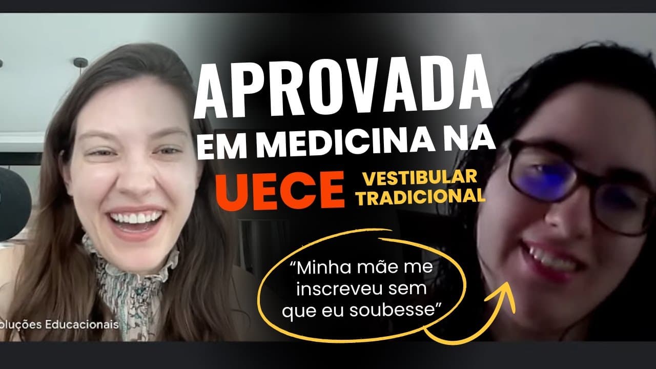 Thumbnail: Ela aprovou no DESAFIO do vestibular TRADICIONAL | Entrevista de aprovados da Anna
